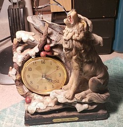 Cermic Wolf clock repair project (step 1)