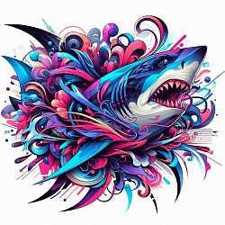 Shark Tattoo Design option 1